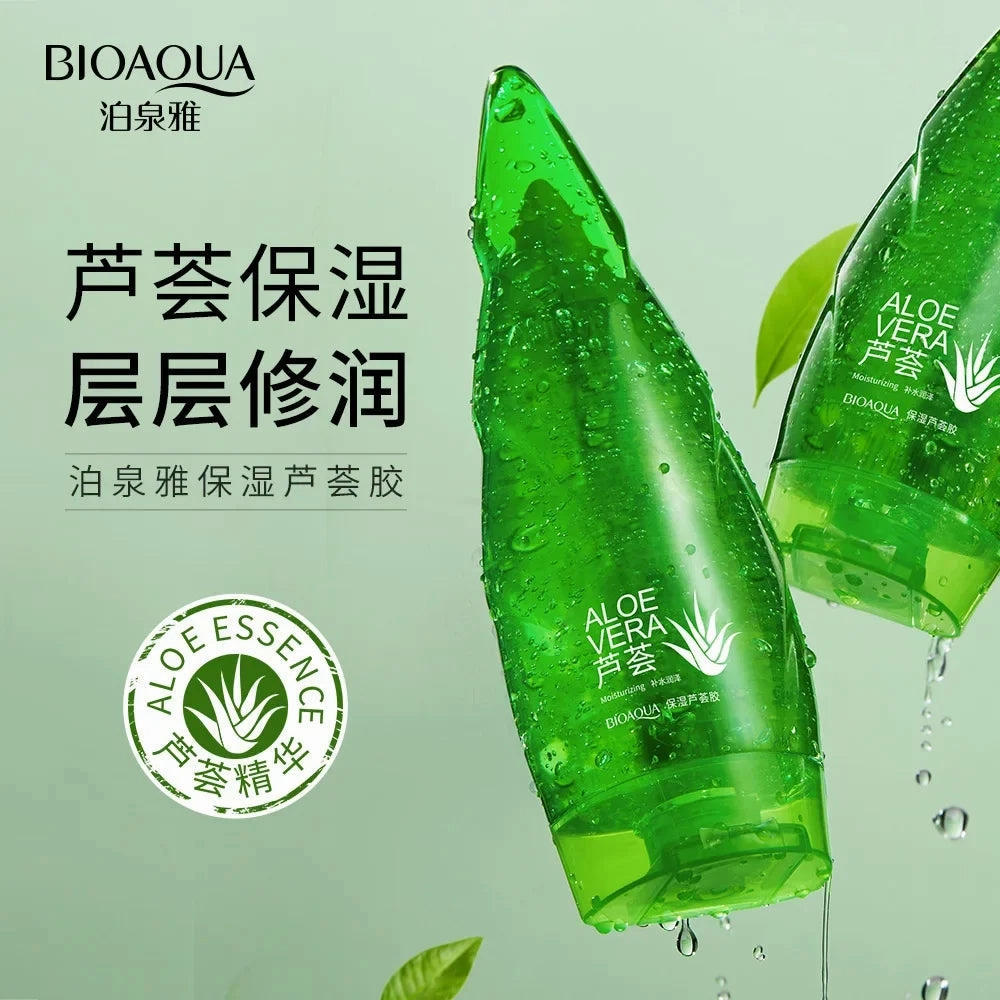 BIOAQUA 120g Aloe Vera Gel Smooth Moisturizing Whitening Day Cream Sunburn Repair Anti Wrinkle Anti Aging Face Cream