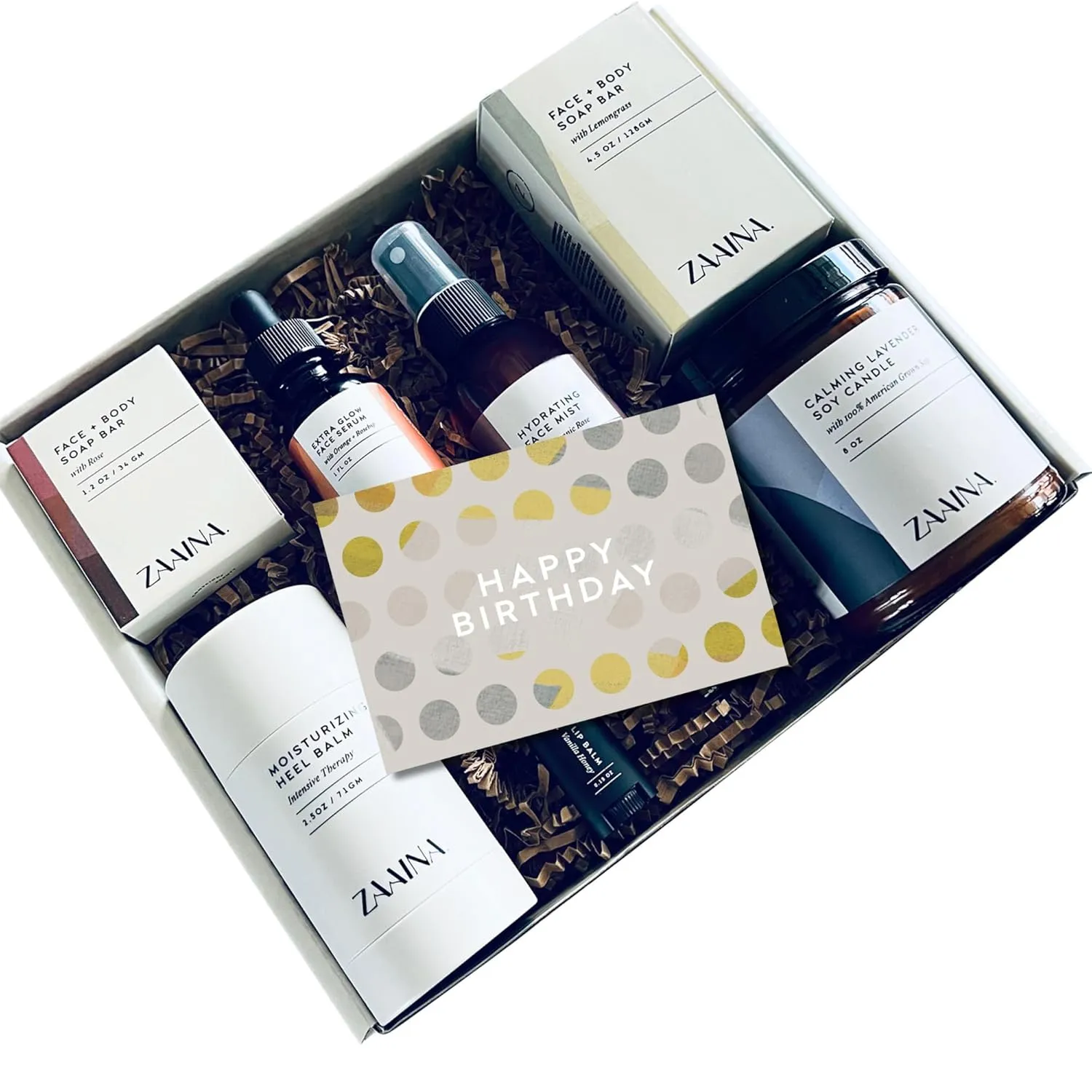 Birthday Gift Set for Women - Spa Gift Set for Women - Luxurious Bath Gift Set, Spa Gift Set, Relaxing Spa Set for Women, Pampering Body Care Set, Spa Gift Basket for Women, Self Care Kit by ZAAINA
