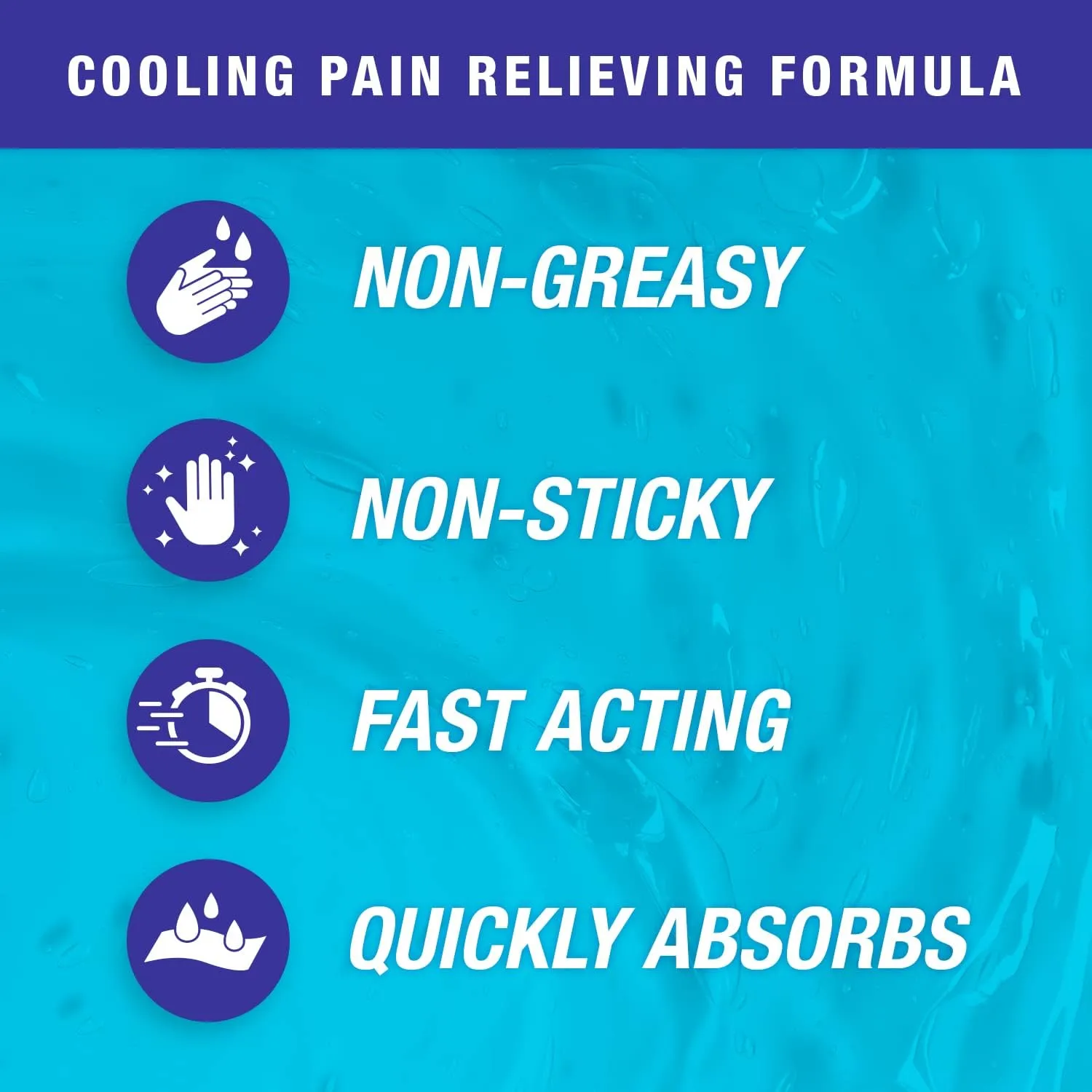 Blue Goo Pain Relieving Gel – FSA & HSA Eligible, for Back/Neck, Muscle/Stiff Joints Pain, Sprains, Strains, Fast-Acting, Cooling Soothing Relief, Made w/ 100% Pure Emu Oil, 32 oz (2 Pack)