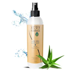 Body Lotion Spray – An Oasis of Moisture and Nutrients to Moisturize, Soften & Smooth Your Skin: Hyaluronic Acid, Ceramide, Vitamins, Plant Lipids & Prebiotics in Pure Aloe vera