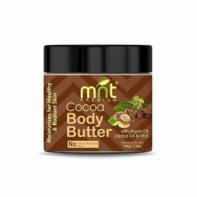 Body Butter with Argan Oil, Jojoba Oil & Vitamin-E for Healthy & Radiant Skin