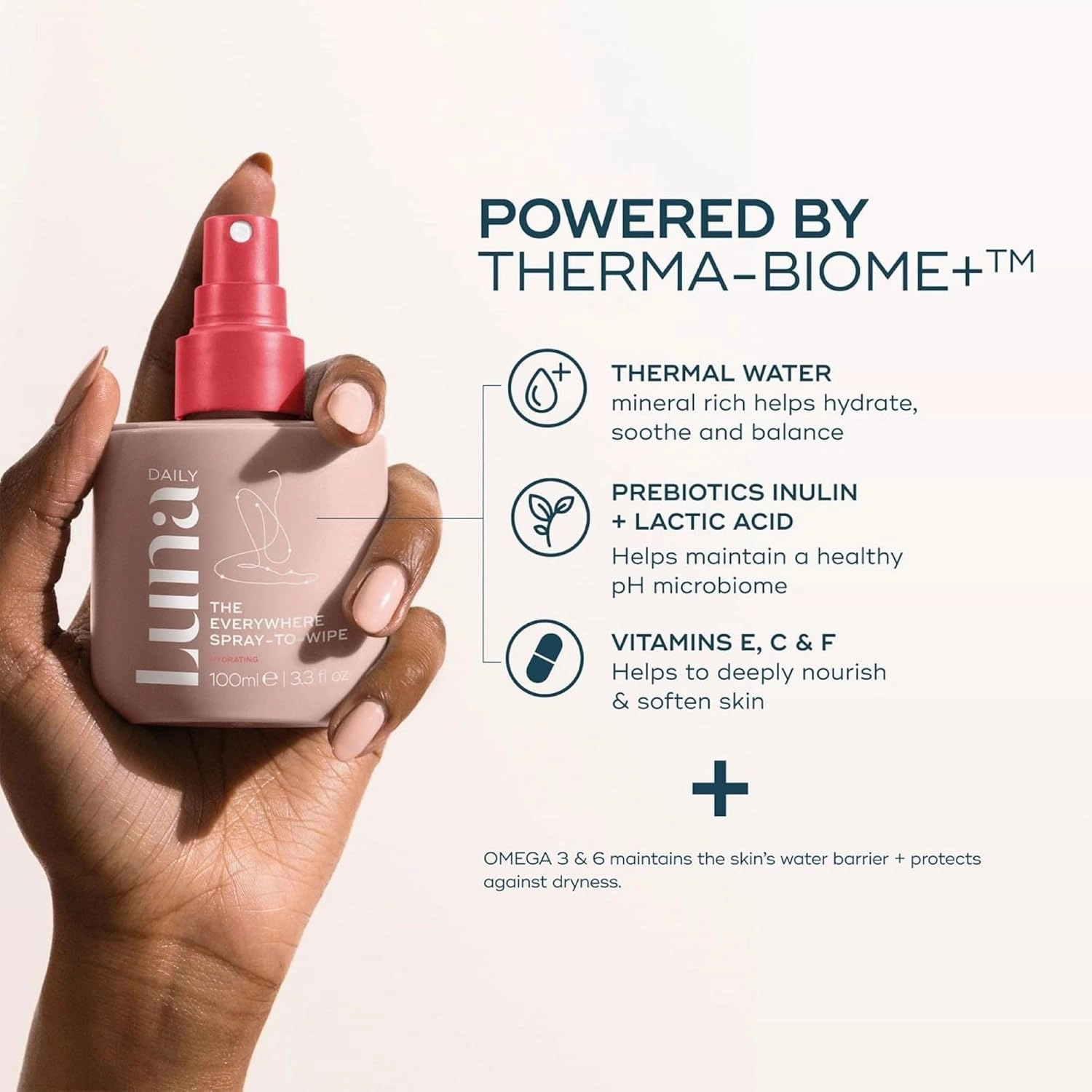 Body Cleansing Spray | Hydrating Feminine & Body Mist with Soft Cotton Scent | pH-Balanced, Gentle & Moisturizing | For Intimate Care, Underarms & Travel Freshness, 100ml