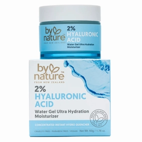 by nature from new zealand 2% hyaluronic acid gel intensely hydrates skin 50g / 1.76 oz