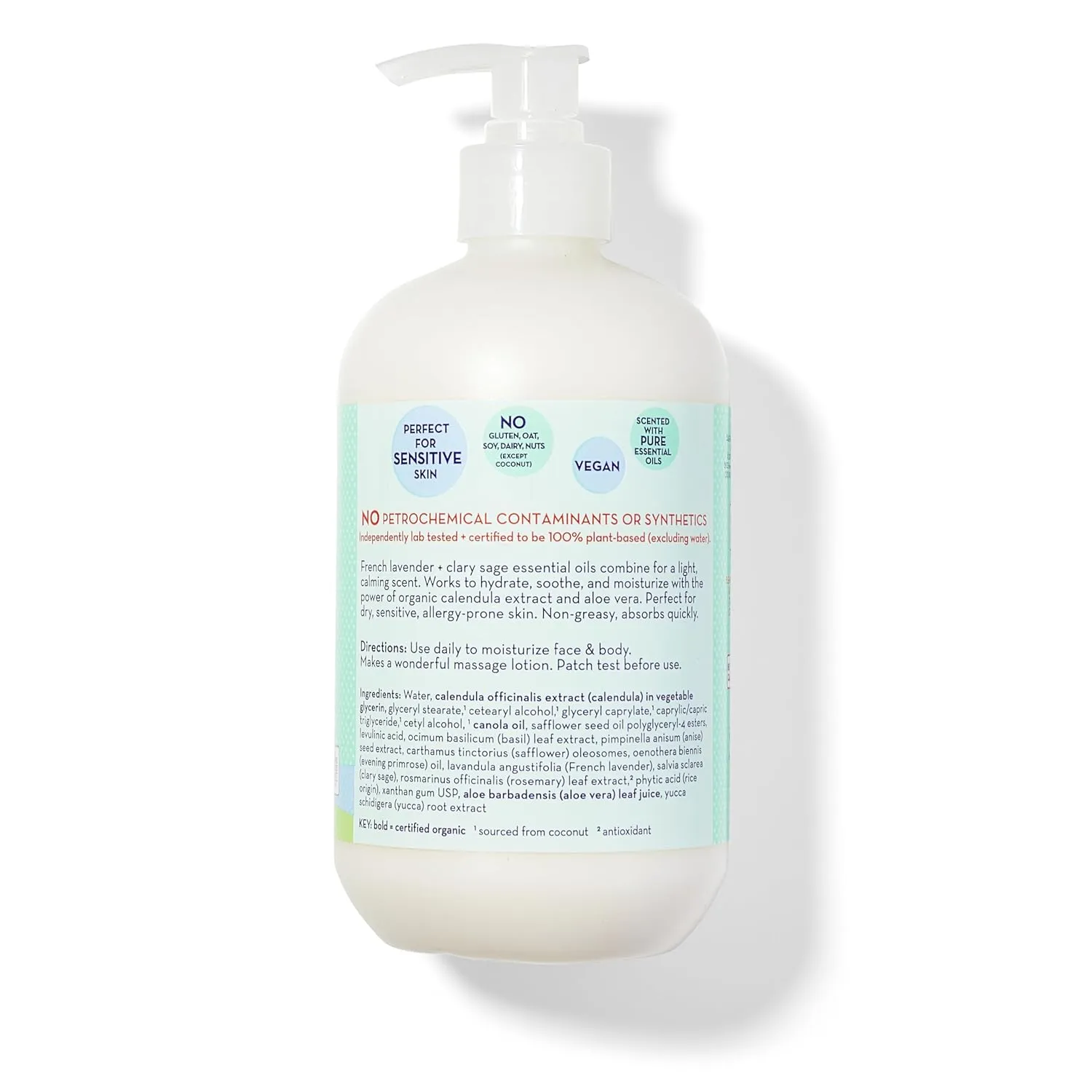 California Baby Calming Lotion | 100% Plant-Based Moisturizer | Lavender Baby Lotion | Face Moisturizer For Dry Skin | Hypoallergenic | 19 oz / 562 mL