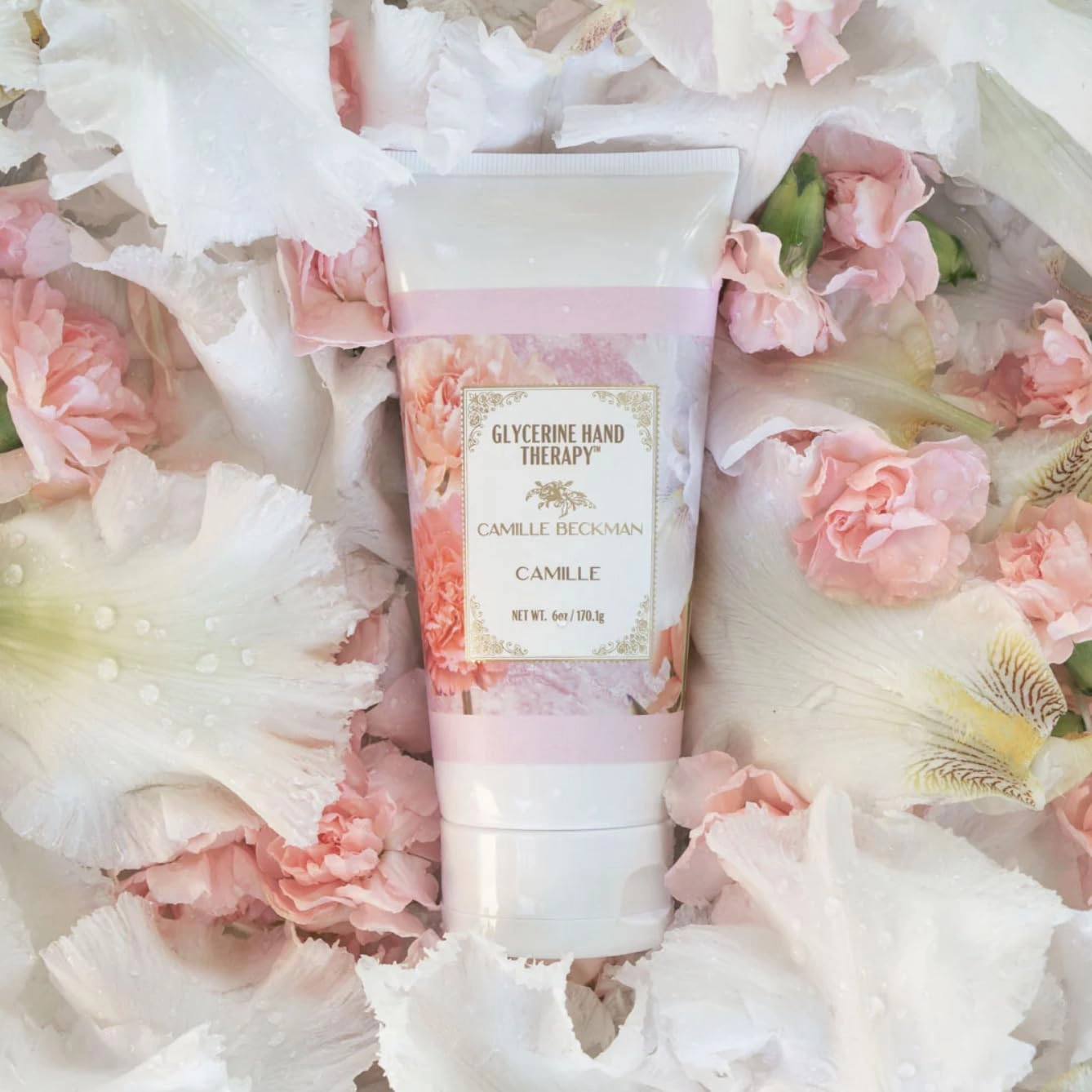 Camille Beckman Glycerine Hand Therapy Cream, Signature Camille, 6 Ounce