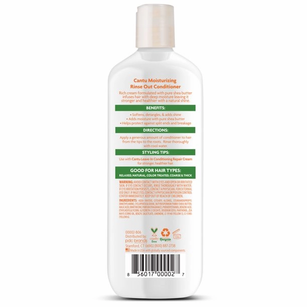 Cantu Shea Butter Moisturizing Rinse Out Conditioner 13.5oz