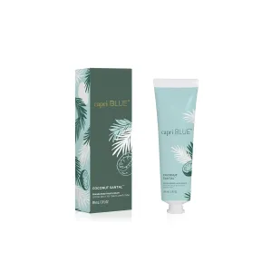 Capri Blue Moisturizing Hand Cream Travel Size – Flora Edit Collection – Nourishing Hand Cream for Dry Cracked Hands with Jojoba Oil & Shea Butter – Purse Essentials – Skin Care (Coconut Santal, 3 oz)