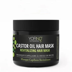 Castor Oil Mask with Biotin and Dead Sea Minerals For Strengthen and Increase Hair Growth