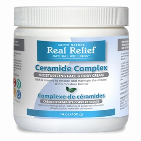 Ceramide Complex Cream Moisturizing Face and Body Cream, Rich and Creamy, For dry to very dry skin, Fragrance Free 14 OZ