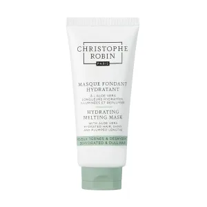 Christophe Robin Hydrating Melting Mask With Aloe Vera for Dry, Dull Hair - Lighweight- Travel Size 2.5 fl. oz