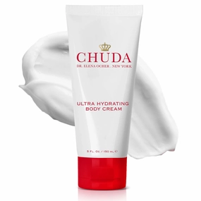 CHUDA Ultra Hydrating Body Cream - Moisturizing Cream with Remedea Compound, 150ml Made in USA, Fast Absorbing Body Lotion for Dry Skin, Anti Aging Body Moisturizer Cream, Daily Hydrating Cream Lotion