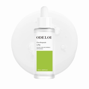 Cica 75% Ampoule Luftig 1.69 fl.oz / 50ml, Skin Soothing and Repair, Pore Care and Smooth Texture, Daily Hydration with Centella Asiatica Extract, Korean Skincare, All Skin Types