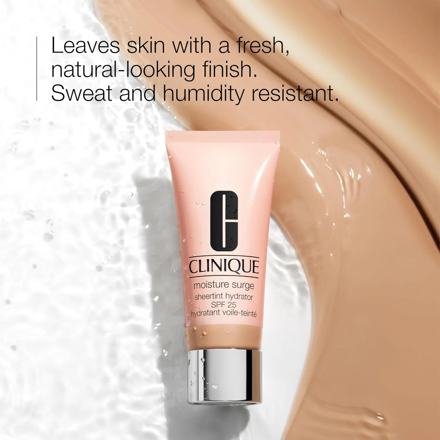 Clinique Moisture Surge Sheertint Hydrator Hydrating Tinted Moisturizer Broad Spectrum SPF 25 With Hyaluronic Acid   Aloe Water For All Skin Types | Sheer Coverage, Natural Finish