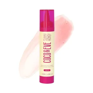 Coco & Eve Sunny Honey Bronzing Face Tanning Drops (Dark), Natural Self Tanning Face Drops. Hydrating Hyaluronic Acid. Indoor Sunless Moisturizing Self Tanner. (1 fl oz)