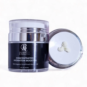 Concentrated Hydration Booster - 10% Organic Hemp Oil. Facial Moisturizer for softer, smoother and hydrated skin.