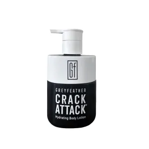 Crack Attack Hydrating Body Lotion – Fast-Absorbing, Non-Greasy Moisturizer for Dry, Cracked Skin – With Aloe, Emu Oil, Shea Butter & Mint – Natural, Fragrance-Free, Full Body Repair Cream