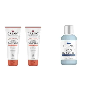Cremo Coconut Mango Moisturizing Shave Cream, Astonishingly Superior Ultra-Slick Shaving Cream & Cooling Formula Post Shave Balm, Soothes, Cools And Protects Skin From Shaving Irritation