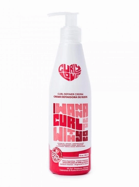 Curly Love Curl Definer Styling Cream – Shine Boosting & Volume Maximizer – Avocado Oil, Marshmallow Root – Hydrates & Defines Curls for Wavy, Curly & Coily Hair – 10oz (290ml)