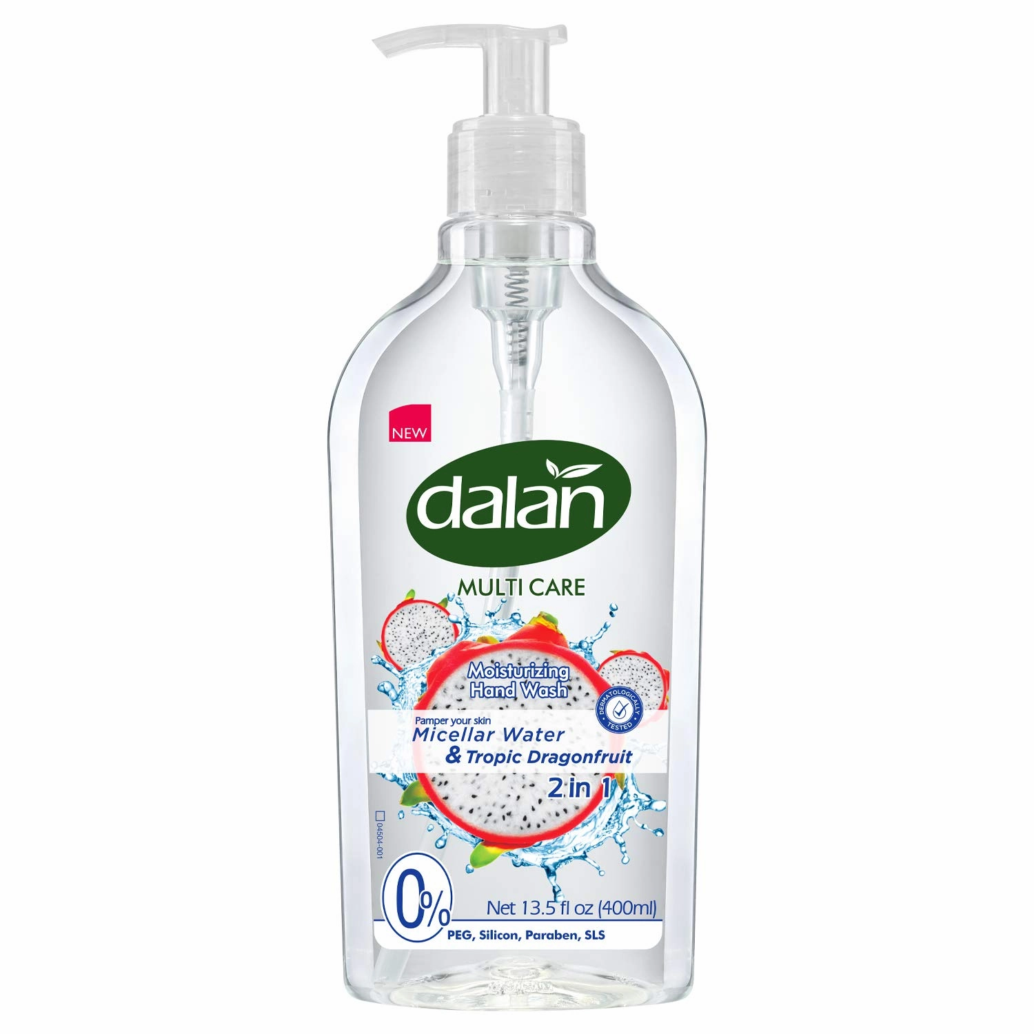 Dalan Tropic Dragonfruit Multicare Ultra Moisturizing Liquid Hand Soap for Normal and Dry Hands Fresh Clean and Soft Feeling (13.5 Fl Oz / 400 mL (Pack of 3))