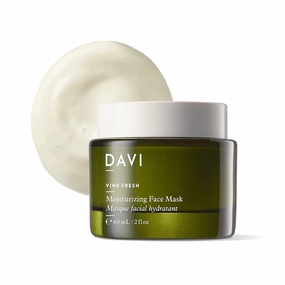 DAVI Moisturizing Face Mask for Oily Skin | Soothing & Hydrating Facial Mask for Women and Men | Anti-Aging Gel Face Mask | All Natural | Non-GMO | Paraben-Free | Cruelty-Free | 2 Fl Oz