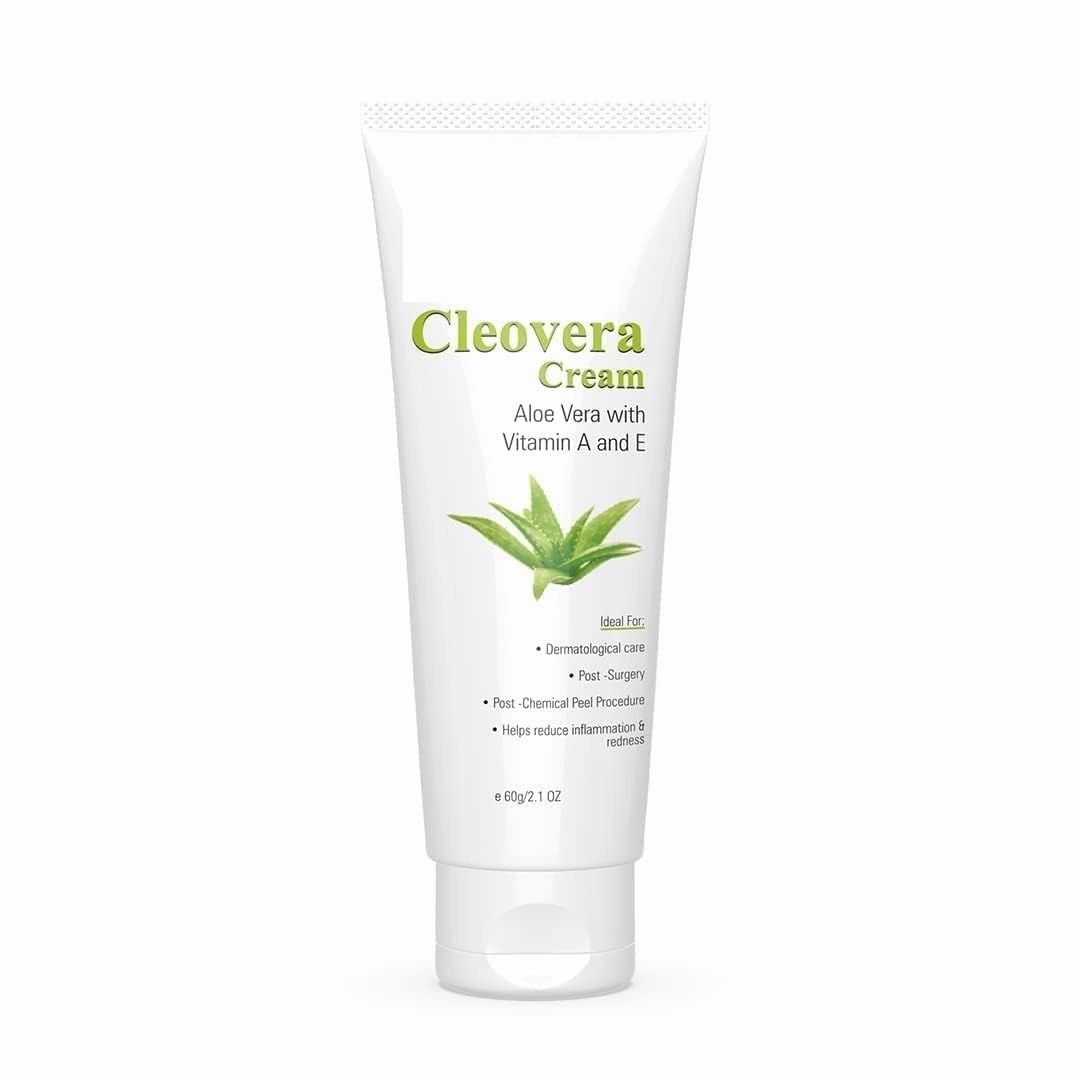 DBE Face cream, Skin moisturizer with Aloe vera, reduces redness, soothing & hydrating cream, after shaving & waxing cream, Paraben free- 60gm, 2.11 Ounce
