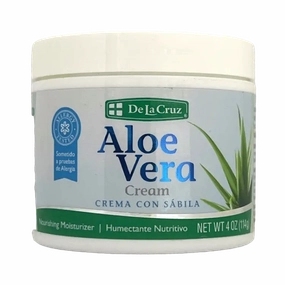 De La Cruz, Aloe Vera Cream, 4 oz