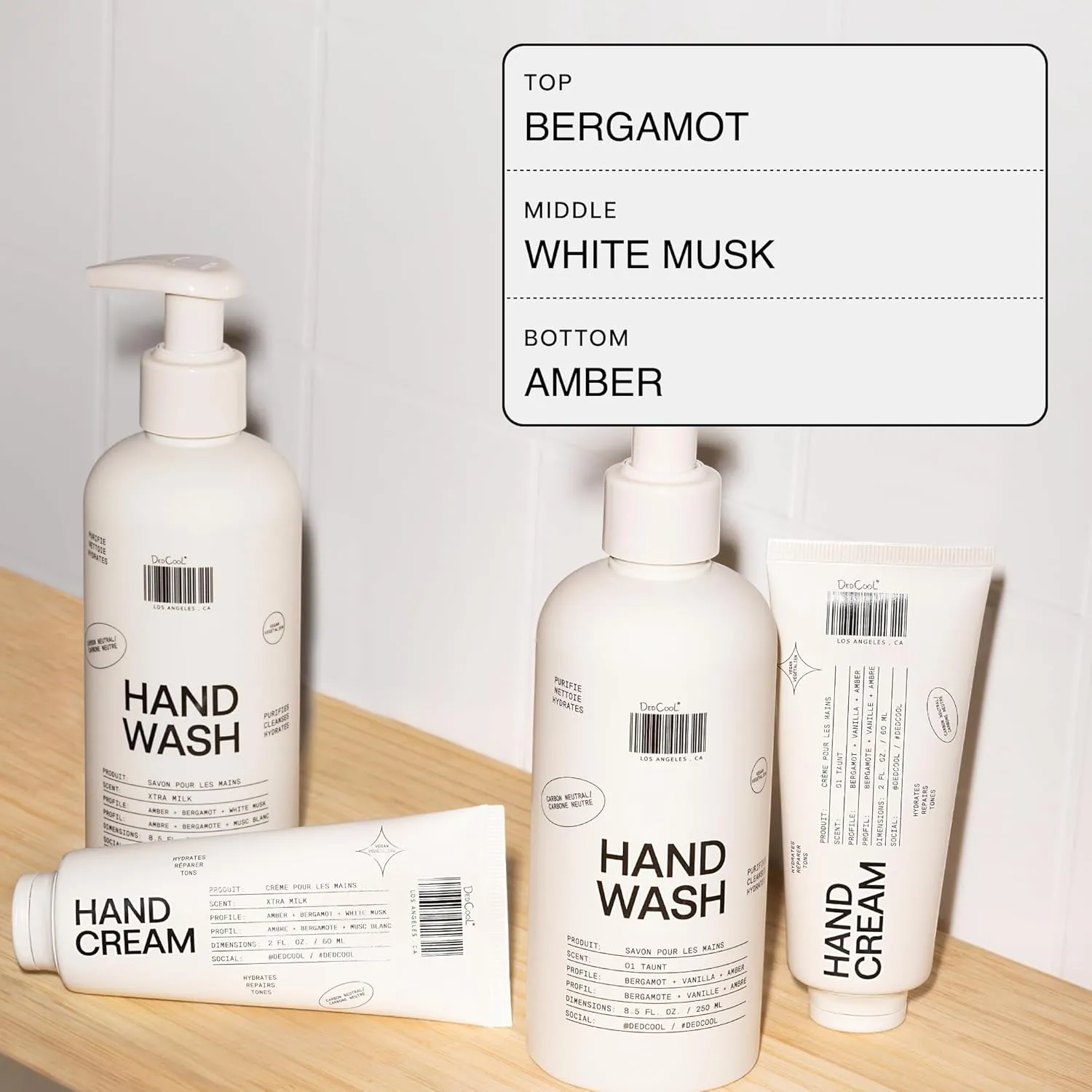 DedCool Xtra Milk Hand Wash – Gentle Hydrating Cleanser with Squalane, Aloe, and Marshmallow Root | Non-Toxic, Vegan, Carbon-Neutral