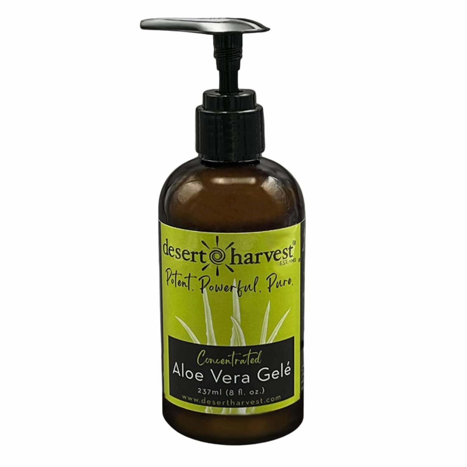 Desert Harvest Aloe Vera Gelé, Moisturizing Gel, pH-Balanced, Cold-Pressed Aloe-based Soothing & Hydrating Gel (16 oz)