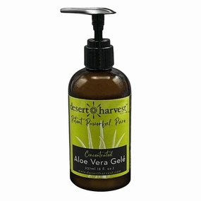 Desert Harvest Aloe Vera Gelé, Moisturizing Gel, pH-Balanced, Cold-Pressed Aloe-based Soothing & Hydrating Gel (16 oz)