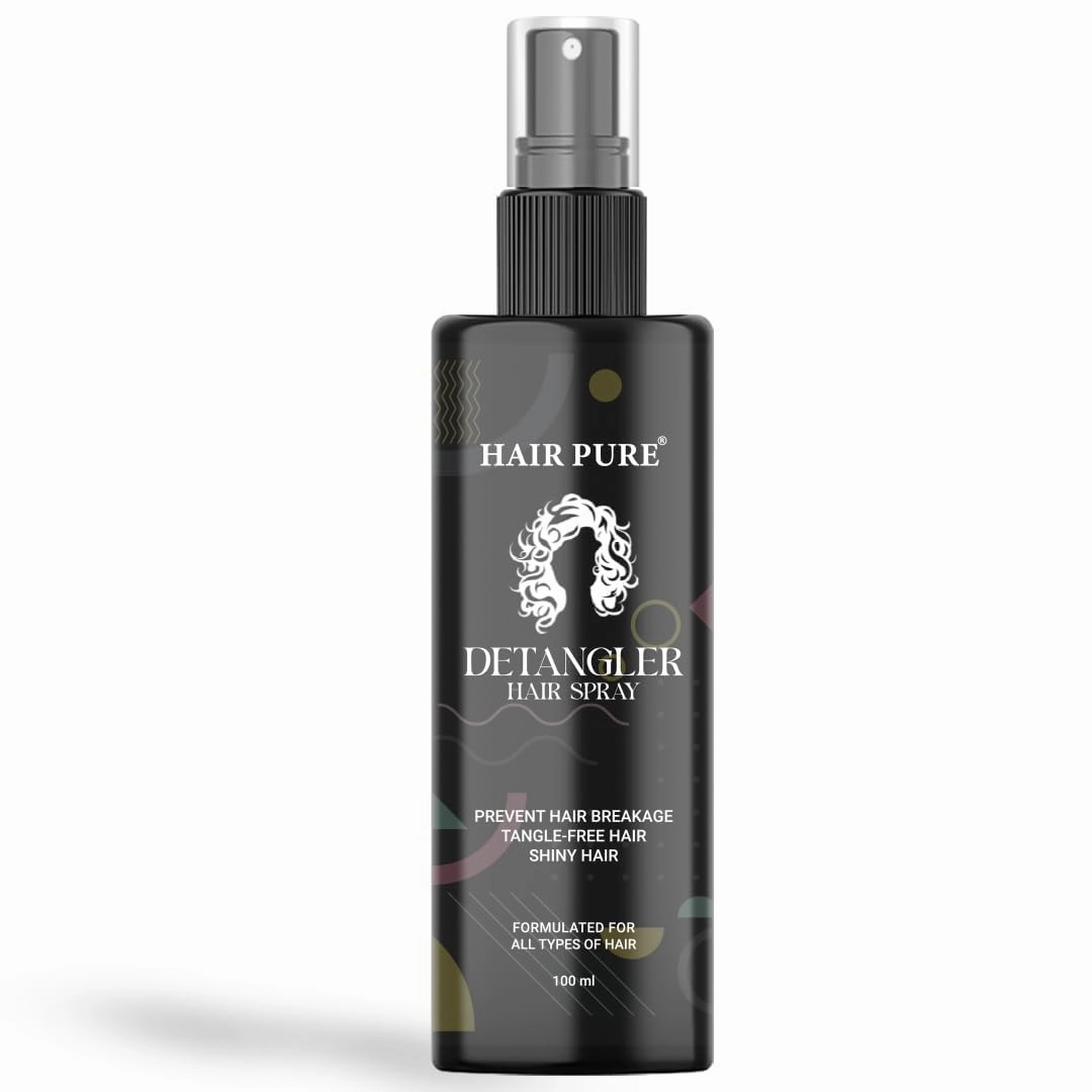 Detangler Hair Spray for Curly, Low-Density, Fine Hair | Silicone-Free | Hydrating Hair Spray with Aloe Vera| Frizz, Hair Defining Refresh Spray (100ml)