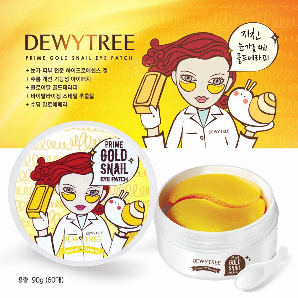 Dewytree Prime Gold Eye Patch, 60 Count