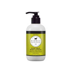 Dionis Goat Milk Skincare Body Lotion - Scented Full Size Bottle with Pump - Vitamins & Minerals Moisturize & Hydrate Dry Skin - Rich, Creamy Cruelty Free, Paraben Free Formula, 8.5 oz, Crisp Pear