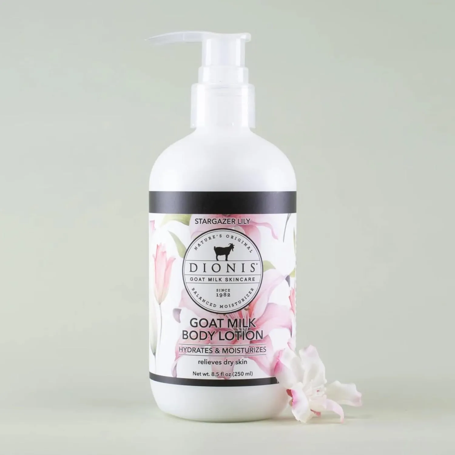 Dionis - Goat Milk Skincare Scented Lotion (8.5 oz) - Moisturize Dry Skin, Great For All Skin Types, Made in the USA - Cruelty-free and Paraben-free (Stargazer Lily)