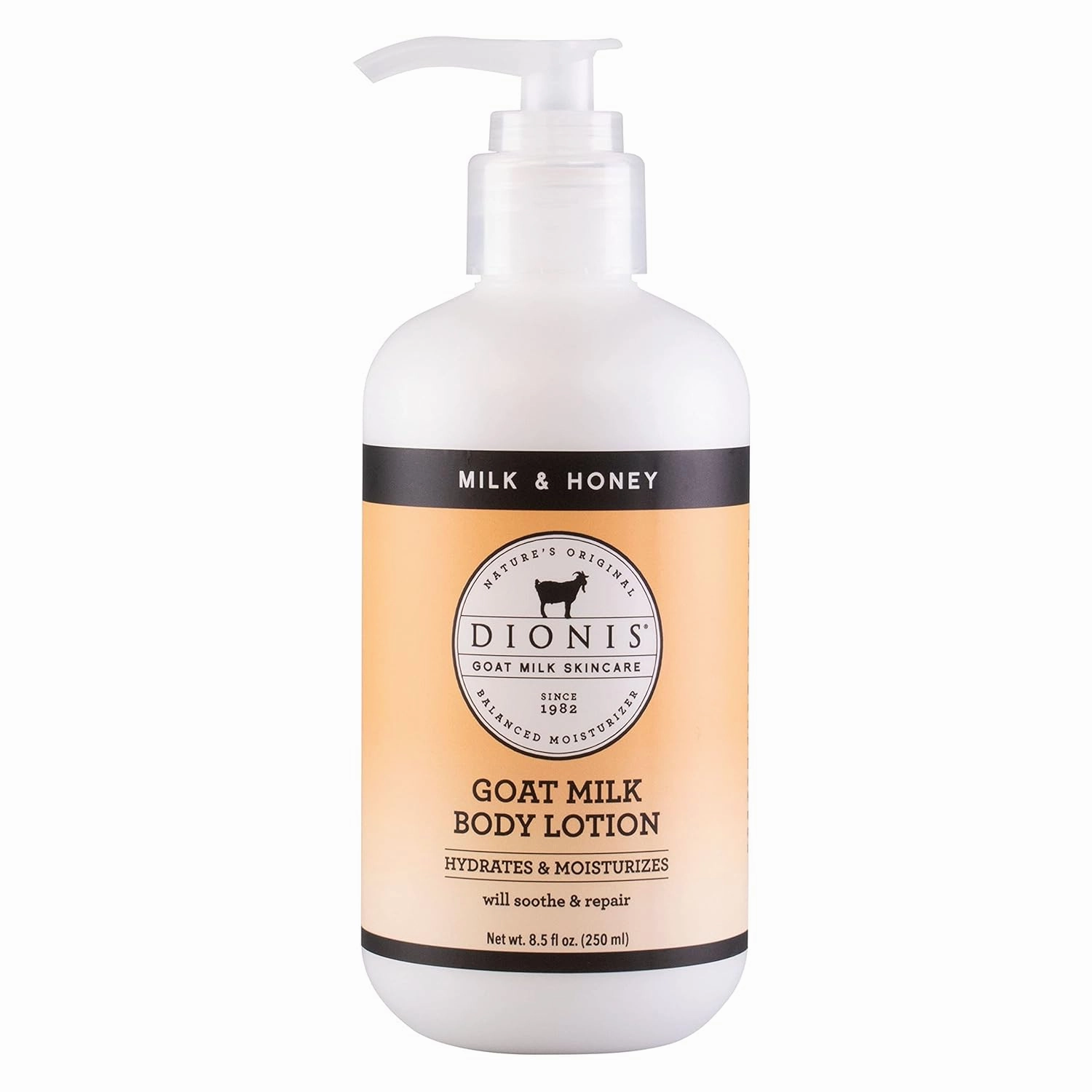 Dionis Goat Milk Skincare Milk & Honey and Lavender Blossom Lotion (8.5 oz each) Creamy Daily Moisturizing Body Lotion Bundle