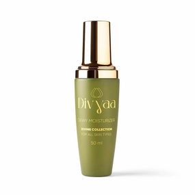 Divine Dewy Moisturizer | Luxurious Skin Hydration and Nourishment | Rosemary, Aloe Vera, Kumkumadi Oil, Shea Butter & Almond | Suitable For All Skin Types | 50 ml