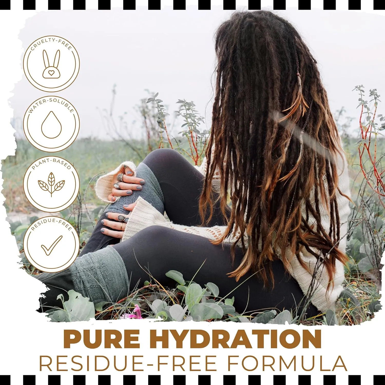Dollylocks Conditioning Oil - Plant-Based & Residue-Free Moisturizing Scalp & Dreadlock Oil, pH Balanced, Vegan (Dreadshop Scent, 4oz)