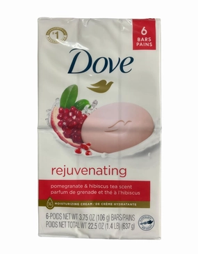 Dove Go Fresh Revive Beauty Bars, Pomegranate & Lemon Verbena, 4 oz bars, (Pack of 1 Bar)