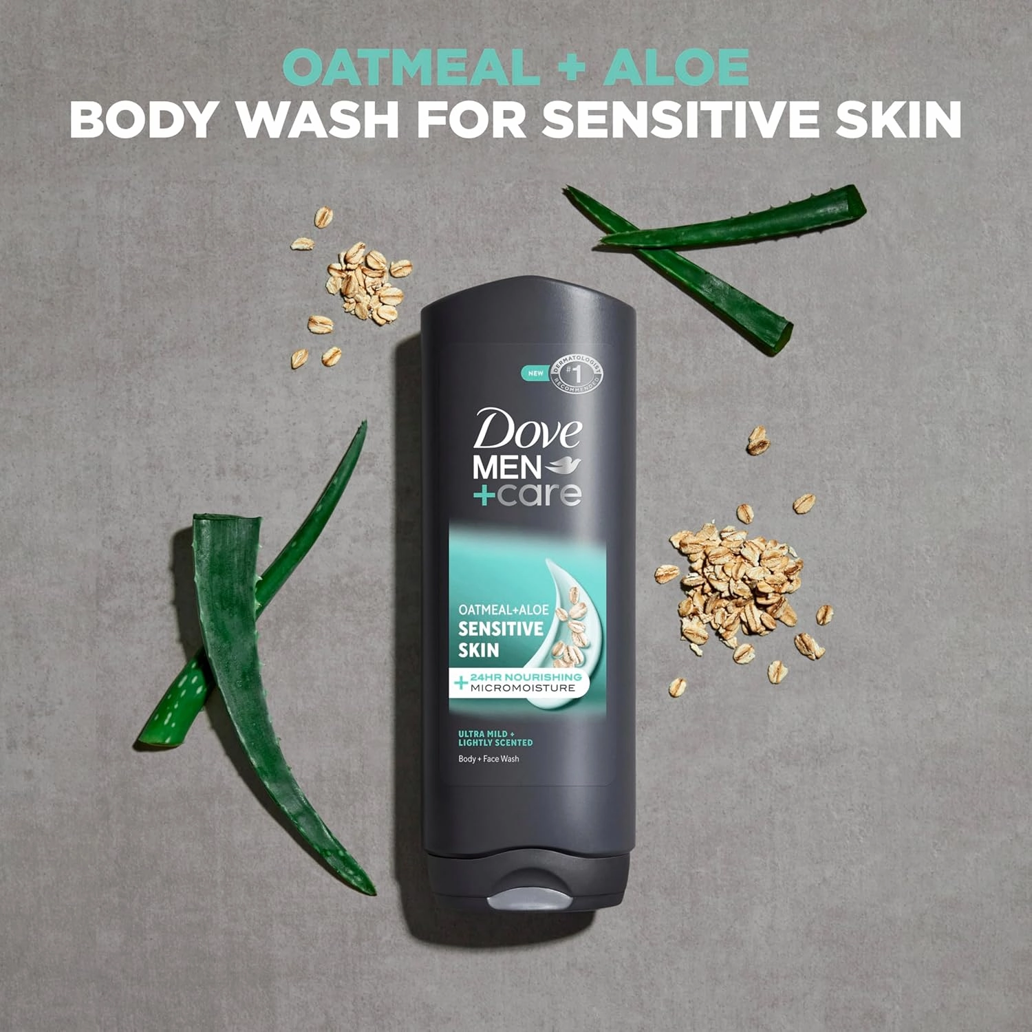 DOVE MEN   CARE Sensitive Skin Body & Face Wash 4 Count