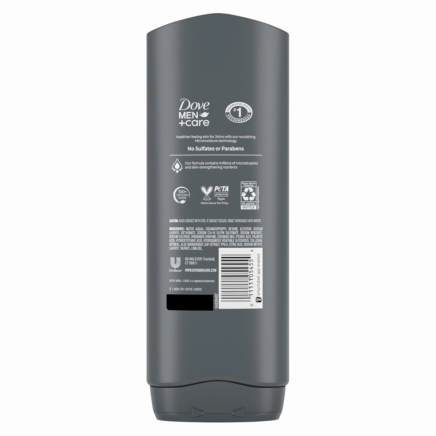 DOVE MEN   CARE Sensitive Skin Body & Face Wash 4 Count