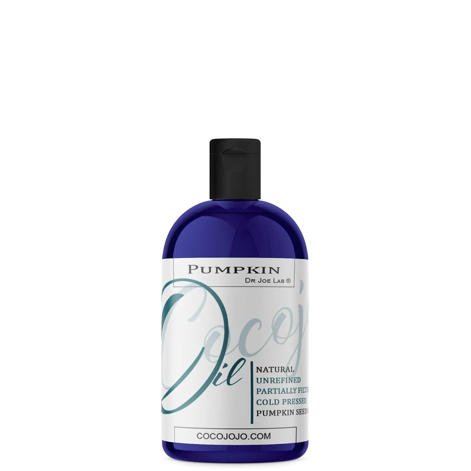 Dr Joe Lab Pumpkin Seed Oil 8 oz Pure Natural Cold Pressed Unrefined Extra Virgin Partially Filtered Pumpkin Oil- for Hair Skin Body Nail and Beard - Moisturizes, Soothes, Hydrates, & Nourishes
