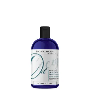 Dr Joe Lab Pumpkin Seed Oil 8 oz Pure Natural Cold Pressed Unrefined Extra Virgin Partially Filtered Pumpkin Oil- for Hair Skin Body Nail and Beard - Moisturizes, Soothes, Hydrates, & Nourishes