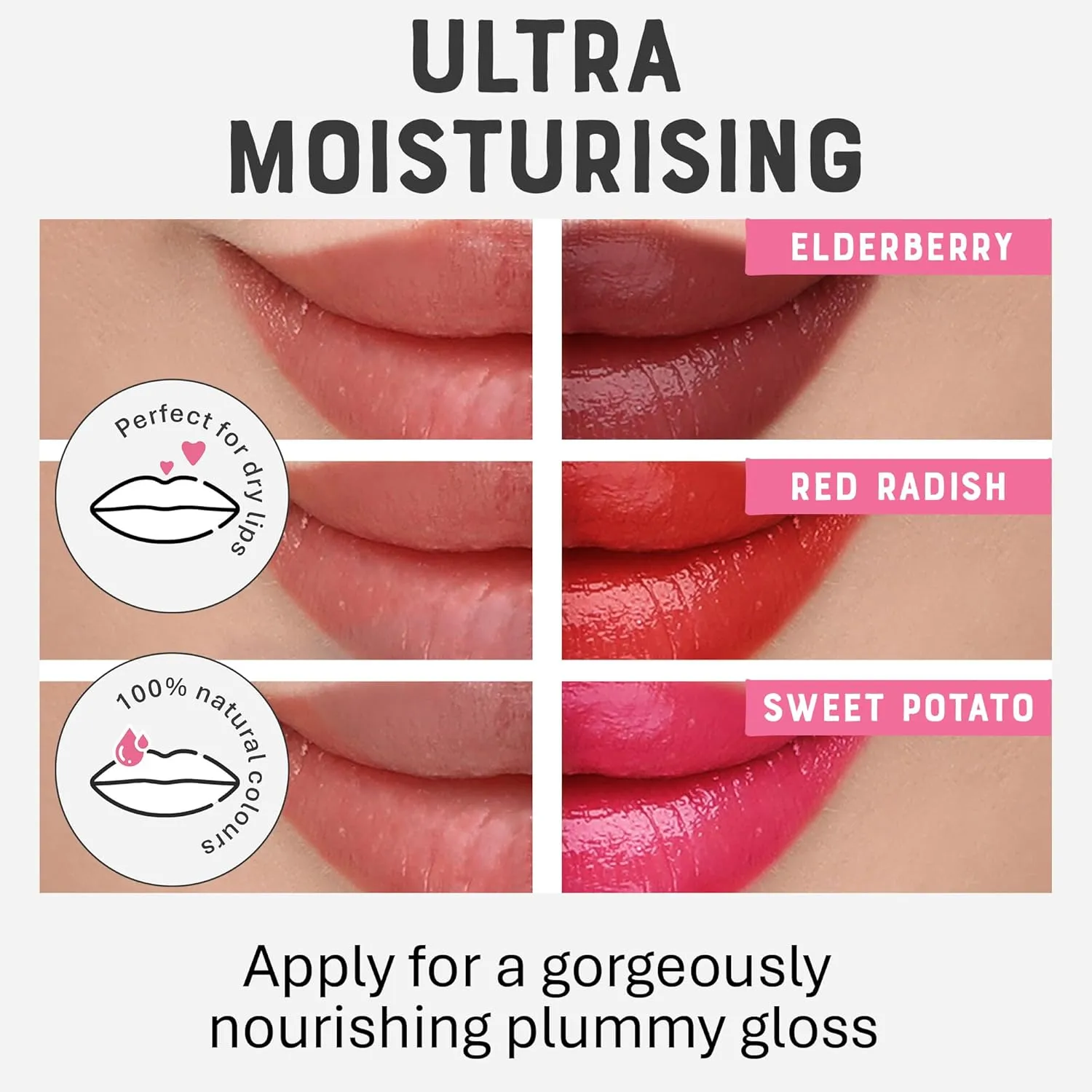 Dr. Lipp Superfood Lip - 8ml – 4-in-1 Tinted Balm for Lips, Cheeks & Eyes – Ultra Moisturizing, 100% Natural, Fragrance-Free & Cruelty-Free