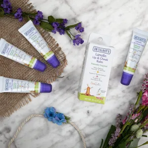 Dr. Talbot's Lanolin Lip & Cheek Balm for Baby, Naturally Inspired with Citroganix, Vanilla Milk Flavor, 4 Pack