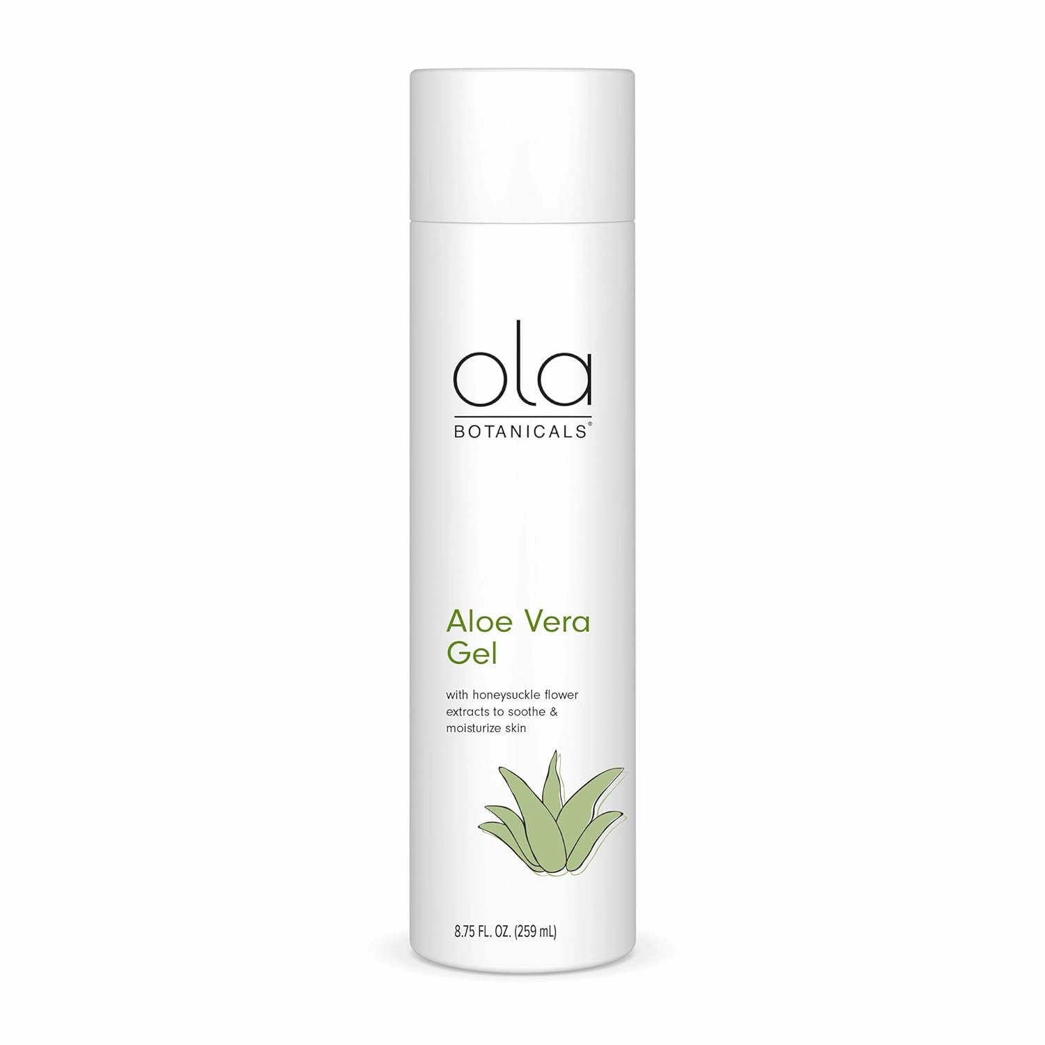 Dr. Mercola Ola Botanicals Aloe Vera Gel (8.75 Fl. Oz.), Made with Honeysuckle Flower Extract, Soothe & Moisturize Skin, Leaping Bunny Certified