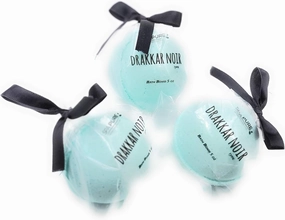 DRAKKAR Noir Type - Bath Bombs 3 XL Fizzies, Handmade in The USA with Shea, Mango and Cocoa Butter, Ultra Moisturizing, Great for Dry Skin