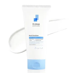 Dr.Deep Multi Emulsion - Lightweight Moisturizer for Sensitive, Dry & Itchy Skin, Hydrating Emulsion with Shea Butter & Allantoin for Skin-Barrier Repair, 5.07 fl. oz