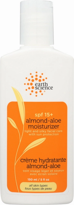 EARTH SCIENCE: SPF 15  Almond-Aloe Moisturizer, 5 oz