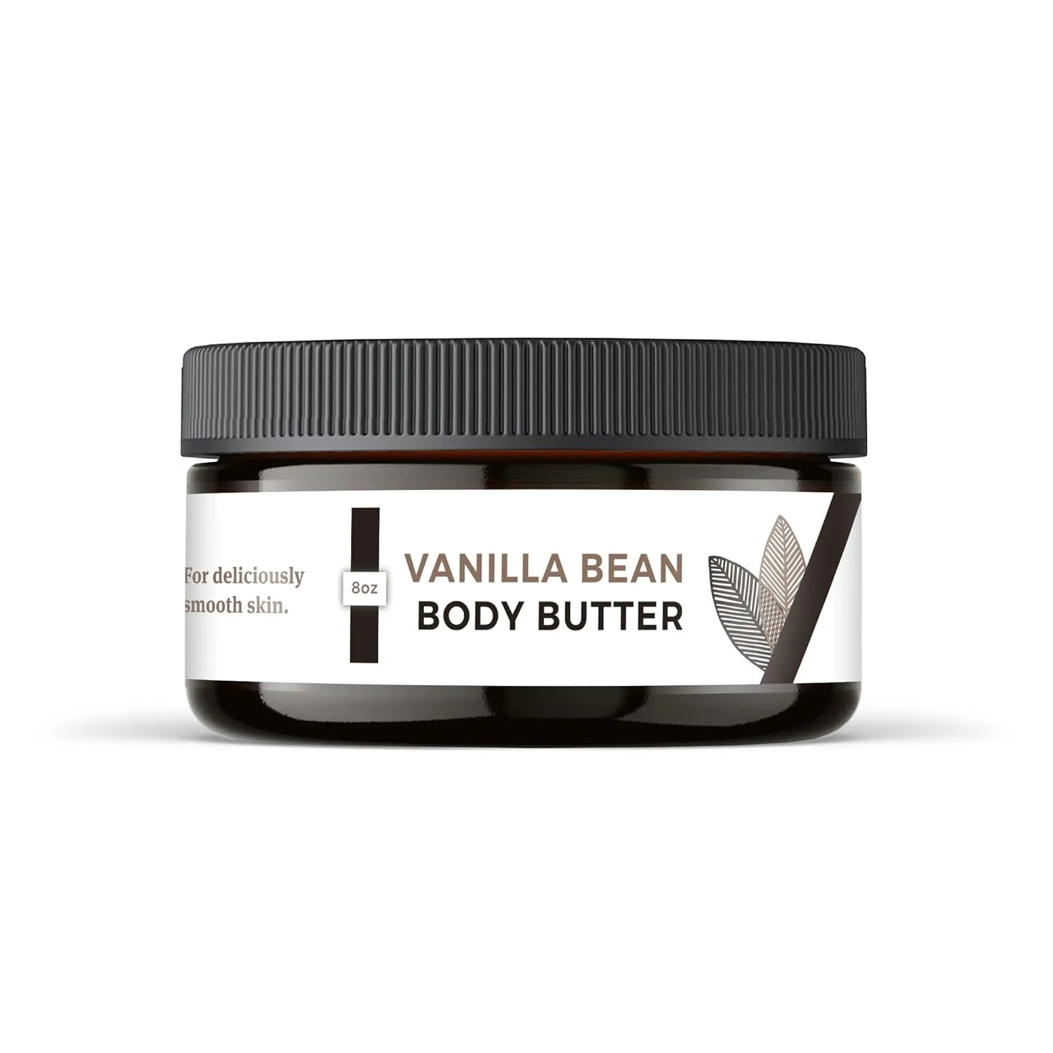 Earthley Wellness, Whipped Body Butter, Vanilla, Ultra-Hydrating & Nourishing, Softens & Soothes Dry Skin, Made with Real Vanilla Beans, Rich in Mango Butter & Apricot Oil (8oz)