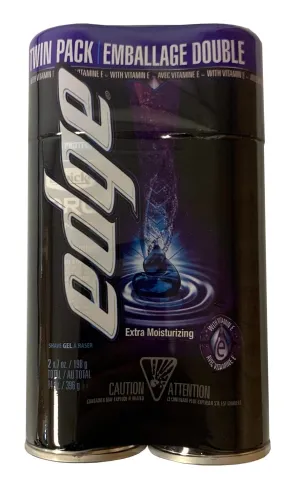 Edge Extra Moisturizing with Vitamin E Shave Gel 7 oz (Pack of 6)
