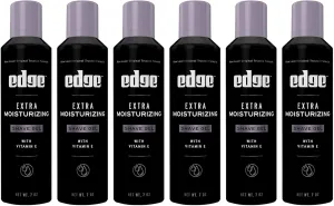 Edge Extra Moisturizing with Vitamin E Shave Gel 8.4 oz (Pack of 6)